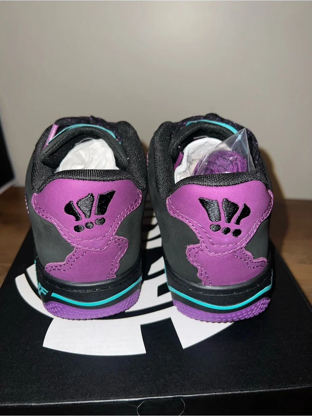 Mschf super normal 2 mars black purple low top sneaker eu 37.5 womens 6.5